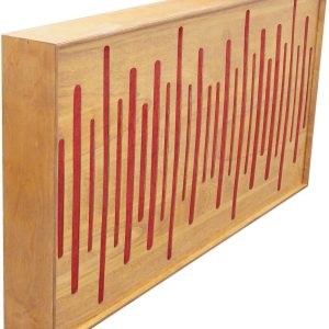Mega Acoustic FiberExcellentPRO120 Natural/Red Fa akusztikai panel