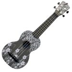 Pasadena WU-21F7-BK Floral Black Szoprán ukulele