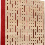 Mega Acoustic FiberPRO60 Binary Bean Sonoma Oak/Red Fa akusztikai panel