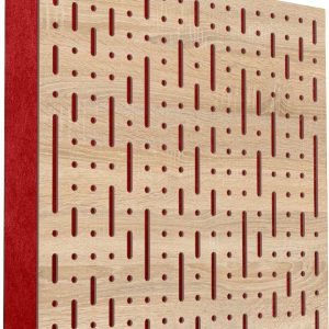 Mega Acoustic FiberPRO60 Binary Bean Sonoma Oak/Red Fa akusztikai panel