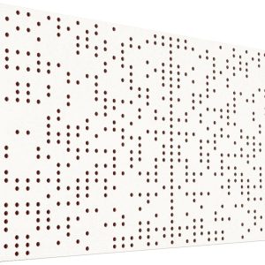 Mega Acoustic FiberPRO120 Binary Diffuser White/Dark Red Fa akusztikai panel