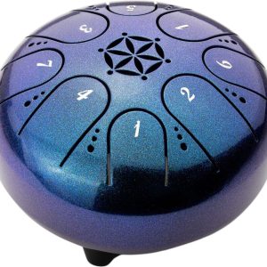 Shamann 5" 8 Notes C5-Major Blue Tongue Drum