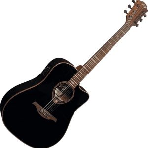 LAG Tramontane 118 T118DCE Black Elektroakusztikus gitár
