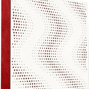 Mega Acoustic FiberPRO60 Sinus White/Red Fa akusztikai panel