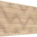 Mega Acoustic FiberPRO120 Sinus Sonoma Oak/Dark Red Fa akusztikai panel