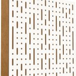 Mega Acoustic FiberPRO60 Binary Bean White/Light Brown Fa akusztikai panel