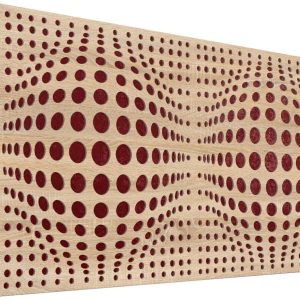 Mega Acoustic FiberPRO120 AcouSphere Sonoma Oak/Dark Red Fa akusztikai panel