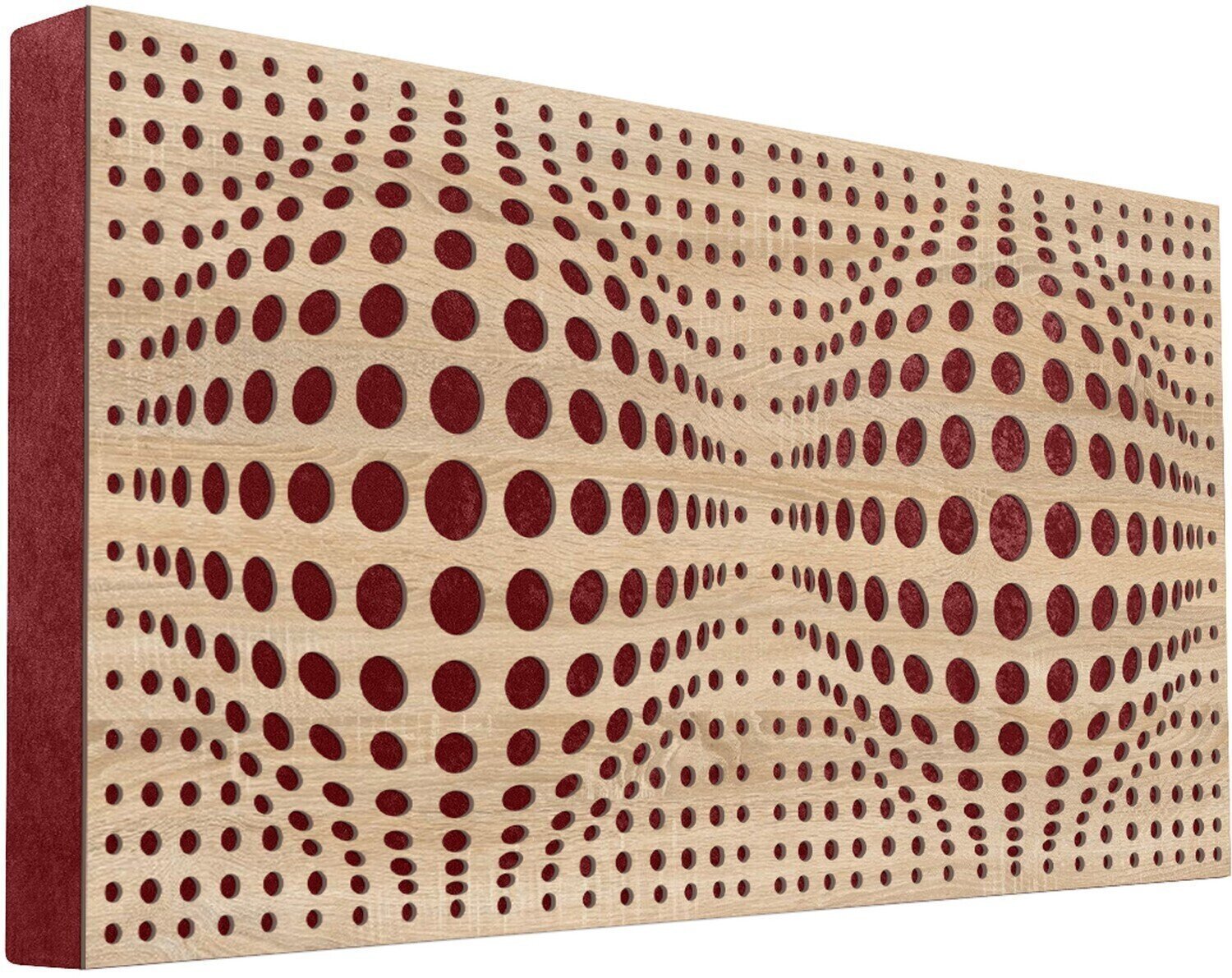 Mega Acoustic FiberPRO120 AcouSphere Sonoma Oak/Dark Red Fa akusztikai panel