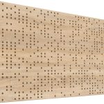 Mega Acoustic FiberPRO120 Binary Diffuser Negative Sonoma Oak/Light Brown Fa akusztikai panel