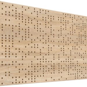 Mega Acoustic FiberPRO120 Binary Diffuser Negative Sonoma Oak/Light Brown Fa akusztikai panel