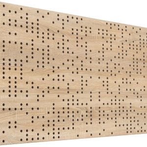 Mega Acoustic FiberPRO120 Binary Diffuser Negative Sonoma Oak/Brown Fa akusztikai panel
