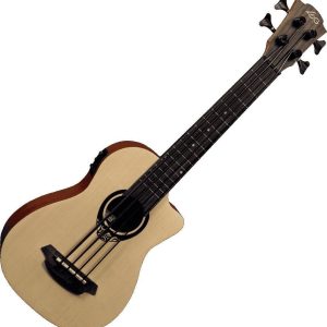 LAG TKB-150CE Tiki Uku Natural Basszus ukulele