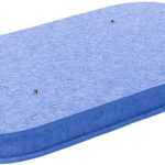 Mega Acoustic AcouCloud Flat PET 7 cm Blue Akusztikai panel