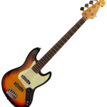 SX SJB62/5 3-Tone Sunburst Elektromos basszusgitár