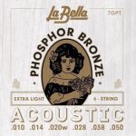 La Bella 7GPT Phosphor Bronze Akusztikus gitárhúrok