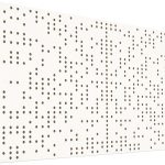 Mega Acoustic FiberPRO120 Binary Diffuser White/Beige Fa akusztikai panel