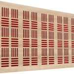 Mega Acoustic FiberPRO120 Bean Sonoma Oak/Red Fa akusztikai panel