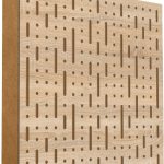 Mega Acoustic FiberPRO60 Binary Bean Sonoma Oak/Light Brown Fa akusztikai panel