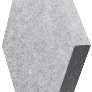 Mega Acoustic HexaPET 5 cm White-Gray Akusztikai panel