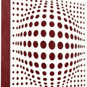 Mega Acoustic FiberPRO60 AcouSphere White/Dark Red Fa akusztikai panel