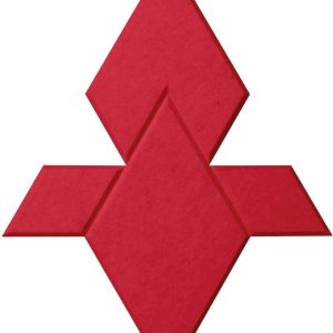 Mega Acoustic FACLON-PET 10 Pieces Dark Red Akusztikai panel