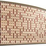 Mega Acoustic AcouStand Binary Bean Sonoma Oak/Natural/Red Fa akusztikai panel