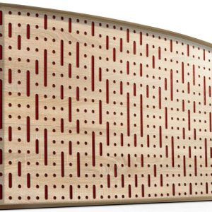 Mega Acoustic AcouStand Binary Bean Sonoma Oak/Natural/Red Fa akusztikai panel