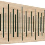Mega Acoustic FiberPRO120 Spectrum Sonoma Oak/Green Fa akusztikai panel