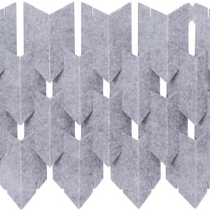Mega Acoustic DART-PET 12 Pieces White-Gray Akusztikai panel