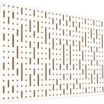 Mega Acoustic FiberPRO120 Binary Bean White/Light Brown Fa akusztikai panel
