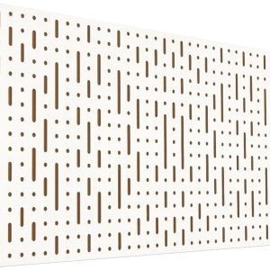 Mega Acoustic FiberPRO120 Binary Bean White/Light Brown Fa akusztikai panel