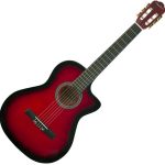 Pasadena SC041C 4/4 Red Burst Klasszikus gitár