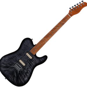 Sire Larry Carlton T7 FM Transparent Black Elektromos gitár