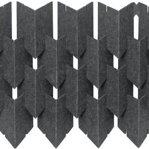 Mega Acoustic DART-PET 12 Pieces Dark Gray Akusztikai panel