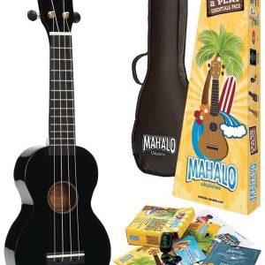 Mahalo MR1 Essential Pack Black Szoprán ukulele
