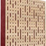 Mega Acoustic FiberPRO60 Binary Bean Sonoma Oak/Dark Red Fa akusztikai panel