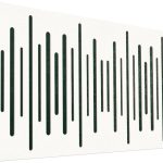 Mega Acoustic FiberPRO120 Spectrum White/Green Fa akusztikai panel