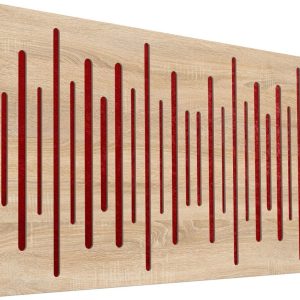 Mega Acoustic FiberPRO120 Spectrum Sonoma Oak/Red Fa akusztikai panel