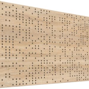 Mega Acoustic FiberPRO120 Binary Diffuser Negative Sonoma Oak/Beige Fa akusztikai panel