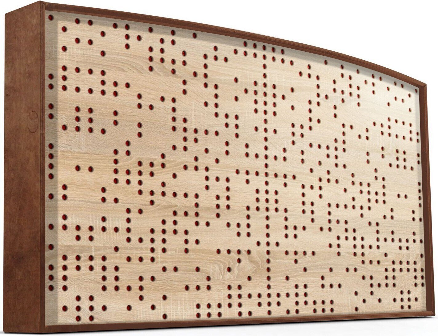 Mega Acoustic AcouStand Binary Diffuser Sonoma Oak/Alder/Red Fa akusztikai panel