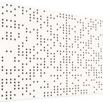 Mega Acoustic FiberPRO120 Binary Diffuser White/Gray Fa akusztikai panel