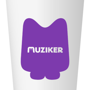 Muziker Merch Termosz White 350 ml