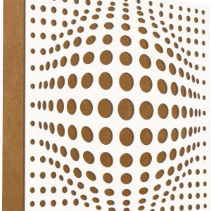 Mega Acoustic FiberPRO60 AcouSphere White/Light Brown Fa akusztikai panel