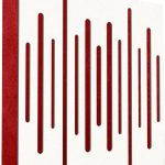 Mega Acoustic FiberPRO60 Spectrum White/Red Fa akusztikai panel