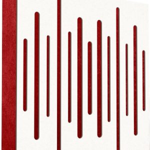 Mega Acoustic FiberPRO60 Spectrum White/Red Fa akusztikai panel