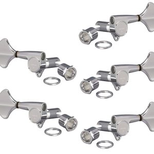 Gotoh GB707-5 C 3L/2R Chrome Basszusgitár hangolókulcs