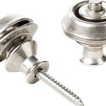 Dunlop Straplok Dual Design Hevederzár Vintage Nickel