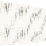 Mega Acoustic FiberPRO120 SineWave White/Beige Fa akusztikai panel