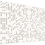 Mega Acoustic FiberPRO120 Binary Diffuser Negative White/Brown Fa akusztikai panel