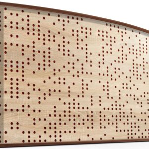 Mega Acoustic AcouStand Binary Diffuser Negative Sonoma Oak/Alder/Red Fa akusztikai panel